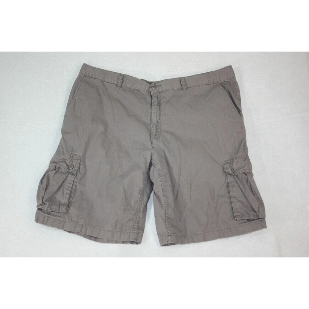 Alfani Cargo Shorts Men's 44 X 11‎ Gray Lightweight outdoor Cotton